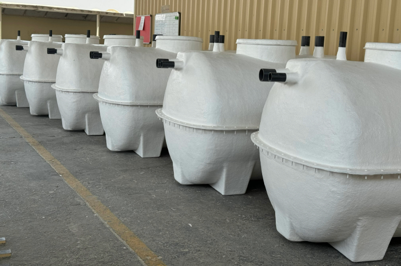 Chemical storage tanks